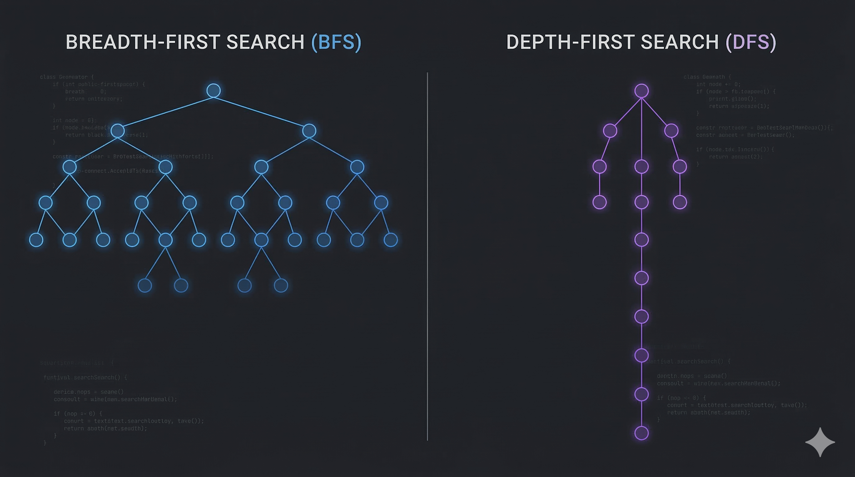 Plan Mode vs Thinking Budget - BFS and DFS visualization
